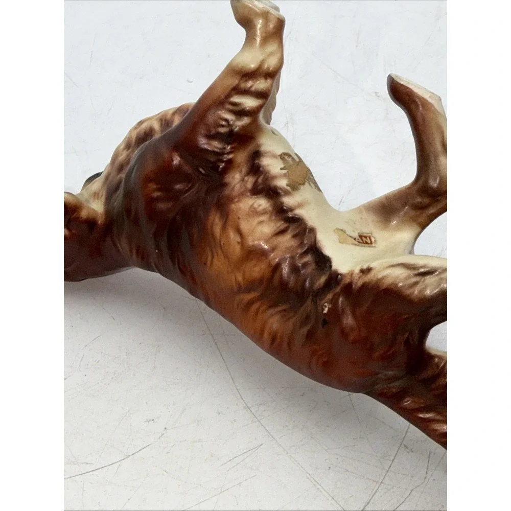 English Setter Dog Porcelain Figurine Marked #1260 Japan Great Condition